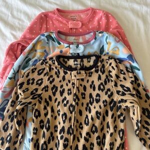 Carter sleeper onsies | 2t | set of 3 NWOT